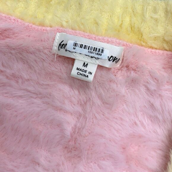 For love and lemons Sheila cropped pastel fuzzy cardigan - Picture 3 of 7